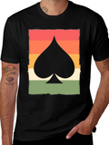 Retro Spade Card Graphic T-Shirt - Unisex