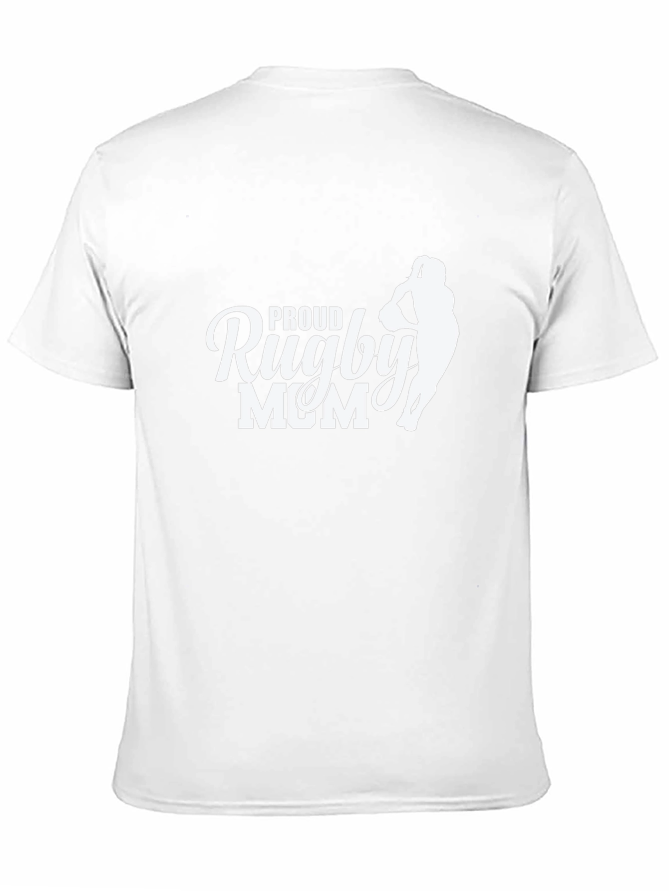 Proud Rugby Mom Black T-Shirt