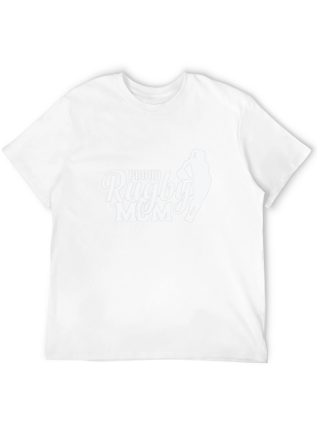 Proud Rugby Mom Black T-Shirt