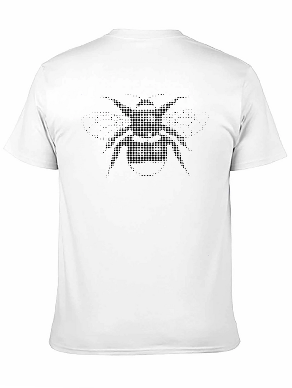Dotted Bee Graphic T-Shirt - Mens Black Tee