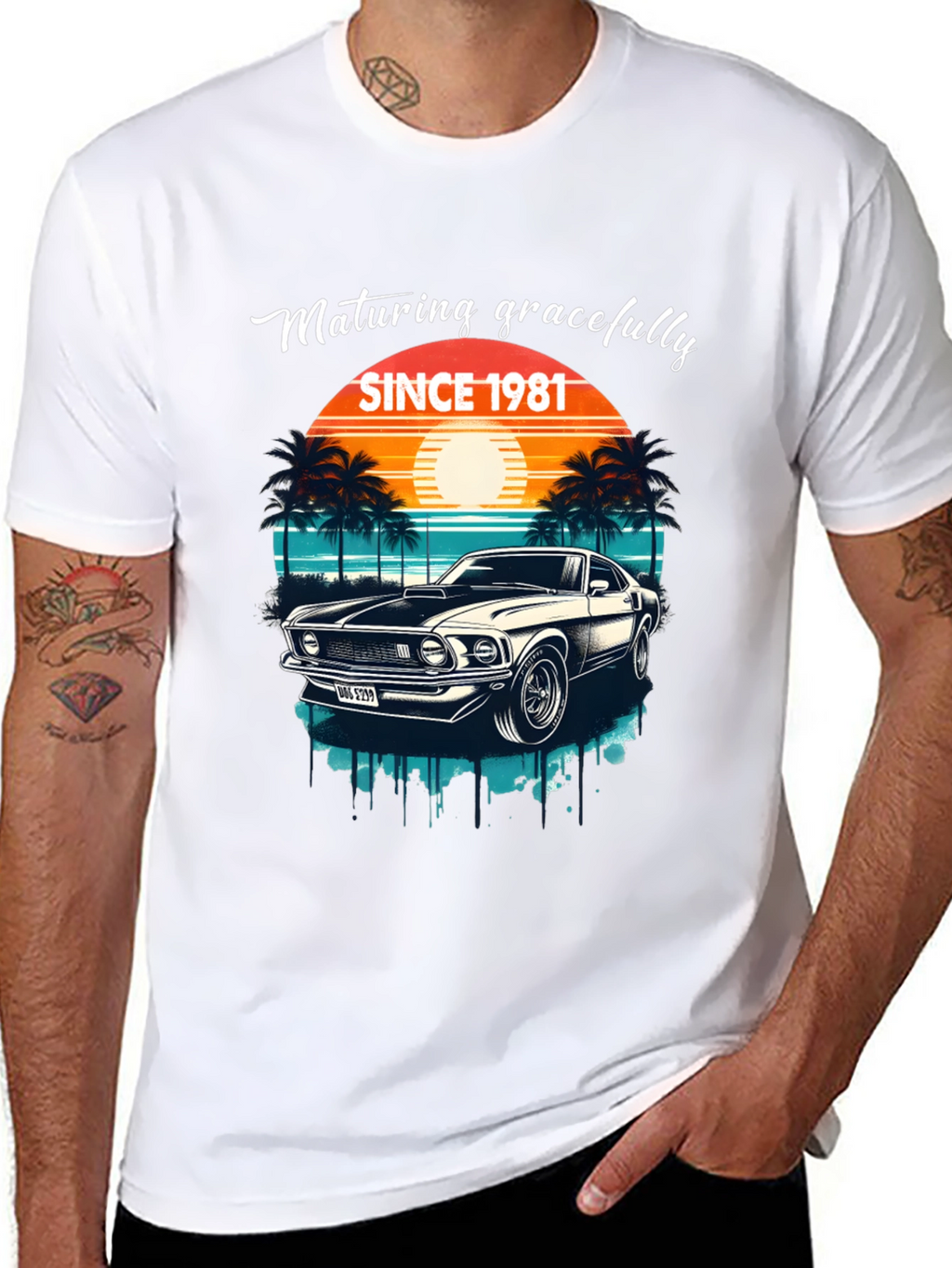 Maturing Gracefully Since 1981 Car T-Shirt