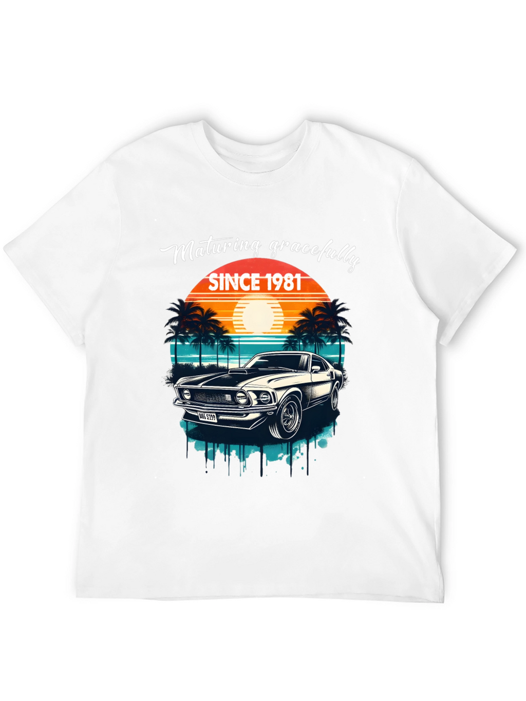Maturing Gracefully Since 1981 Car T-Shirt