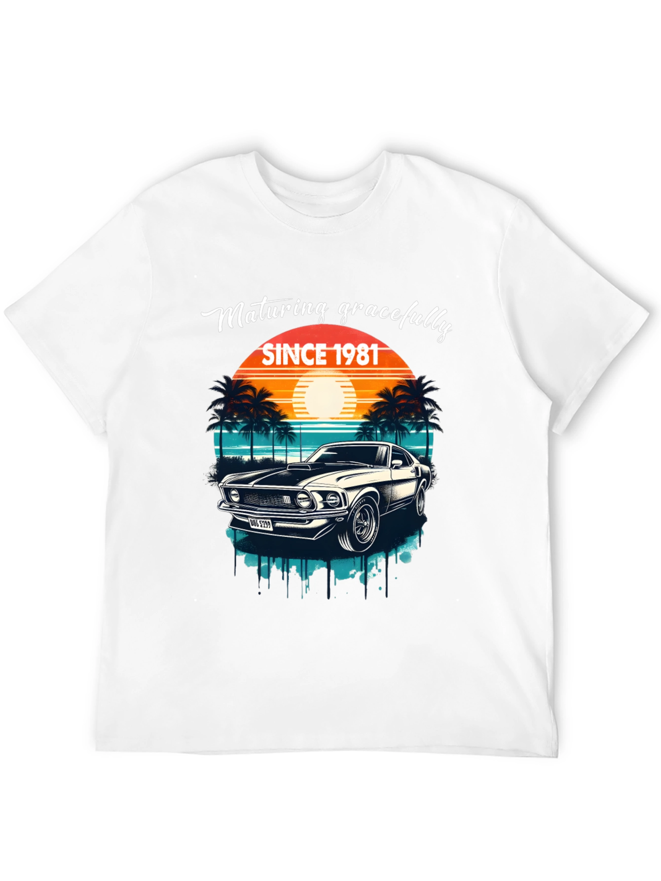 Maturing Gracefully Since 1981 Car T-Shirt