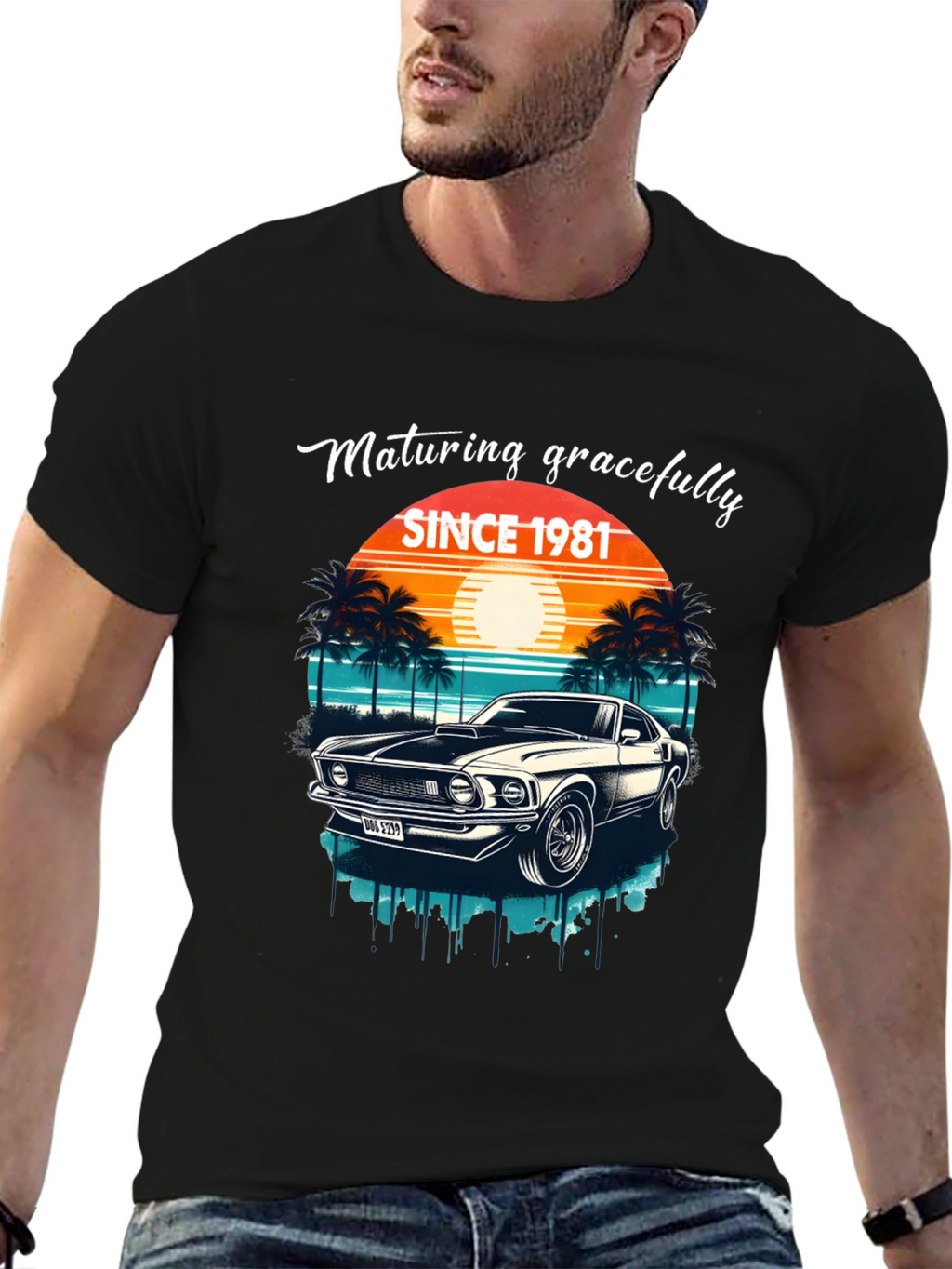 Maturing Gracefully Since 1981 Car T-Shirt