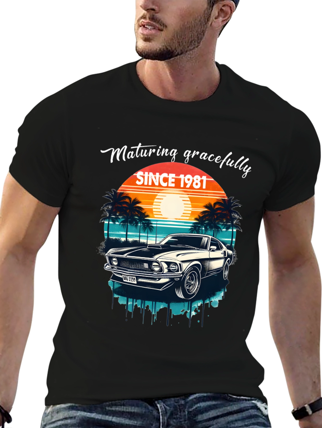 Maturing Gracefully Since 1981 Car T-Shirt