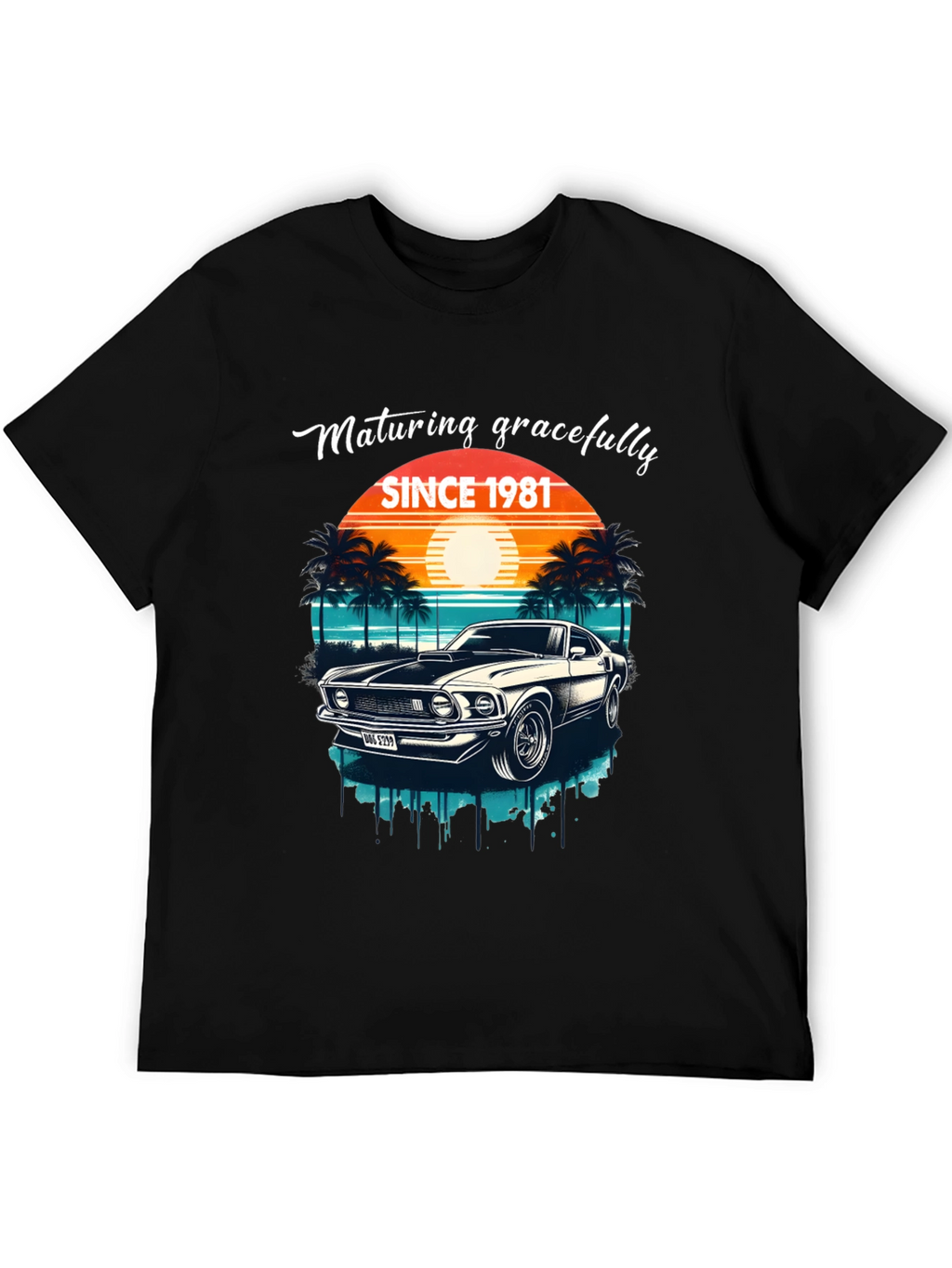 Maturing Gracefully Since 1981 Car T-Shirt