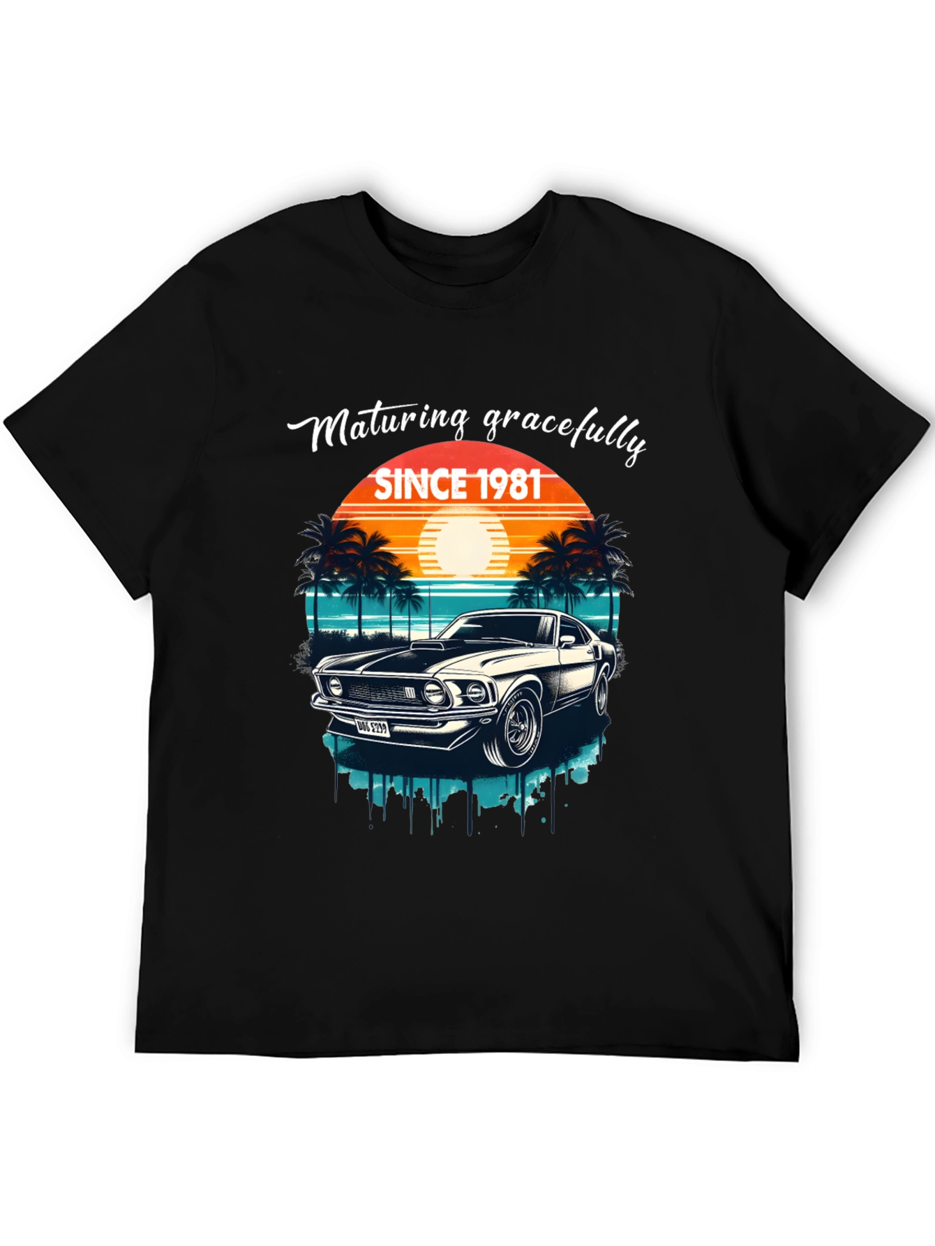 Maturing Gracefully Since 1981 Car T-Shirt