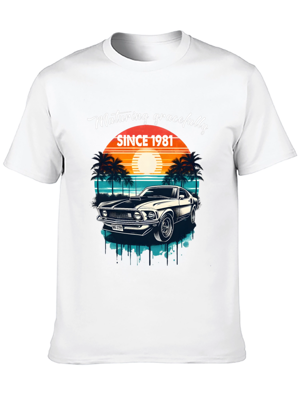 Maturing Gracefully Since 1981 Car T-Shirt