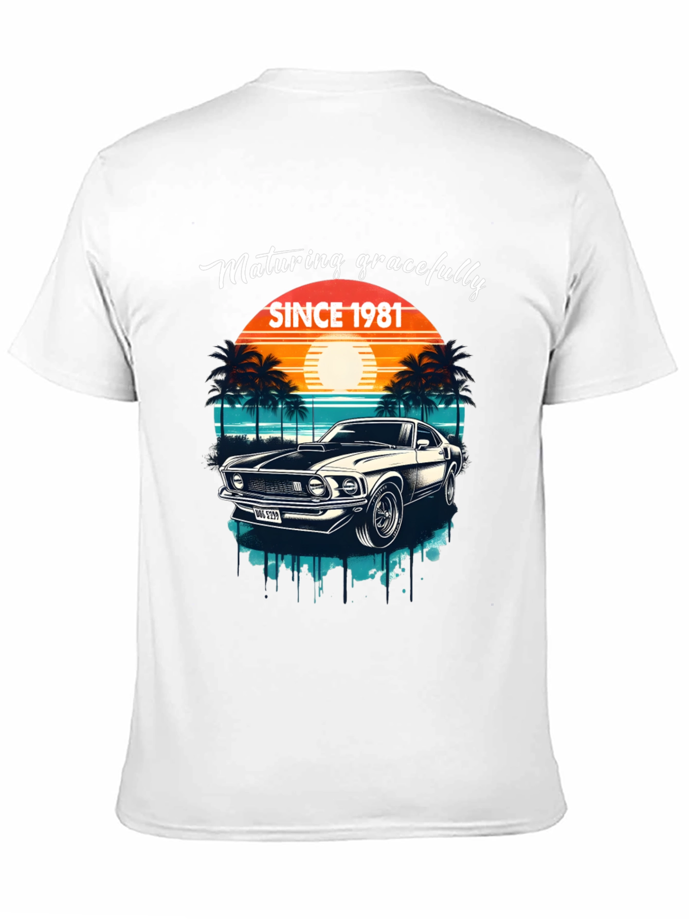 Maturing Gracefully Since 1981 Car T-Shirt