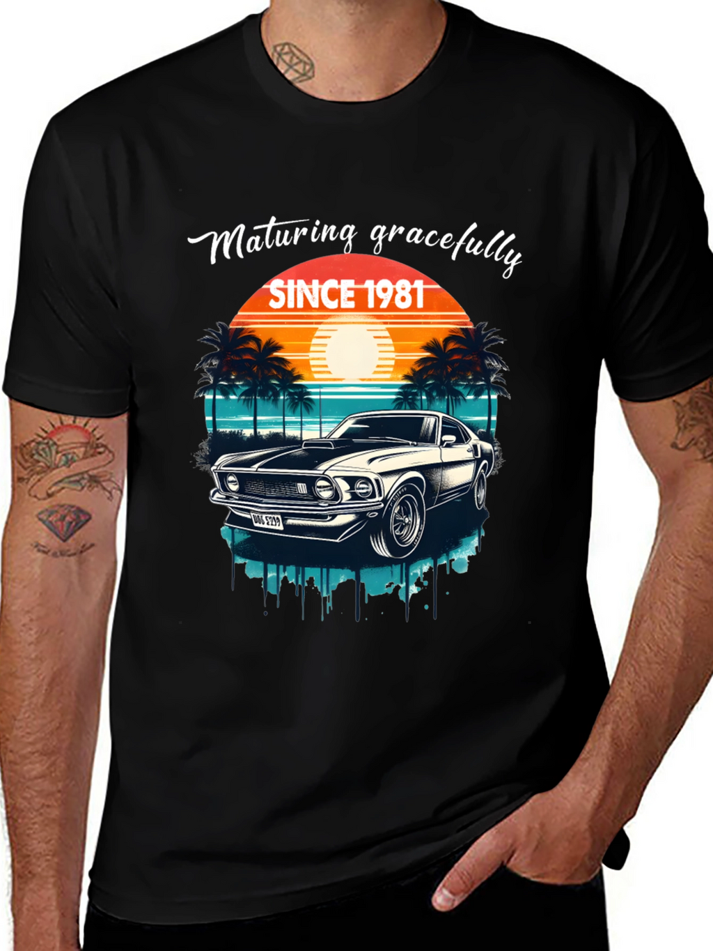Maturing Gracefully Since 1981 Car T-Shirt