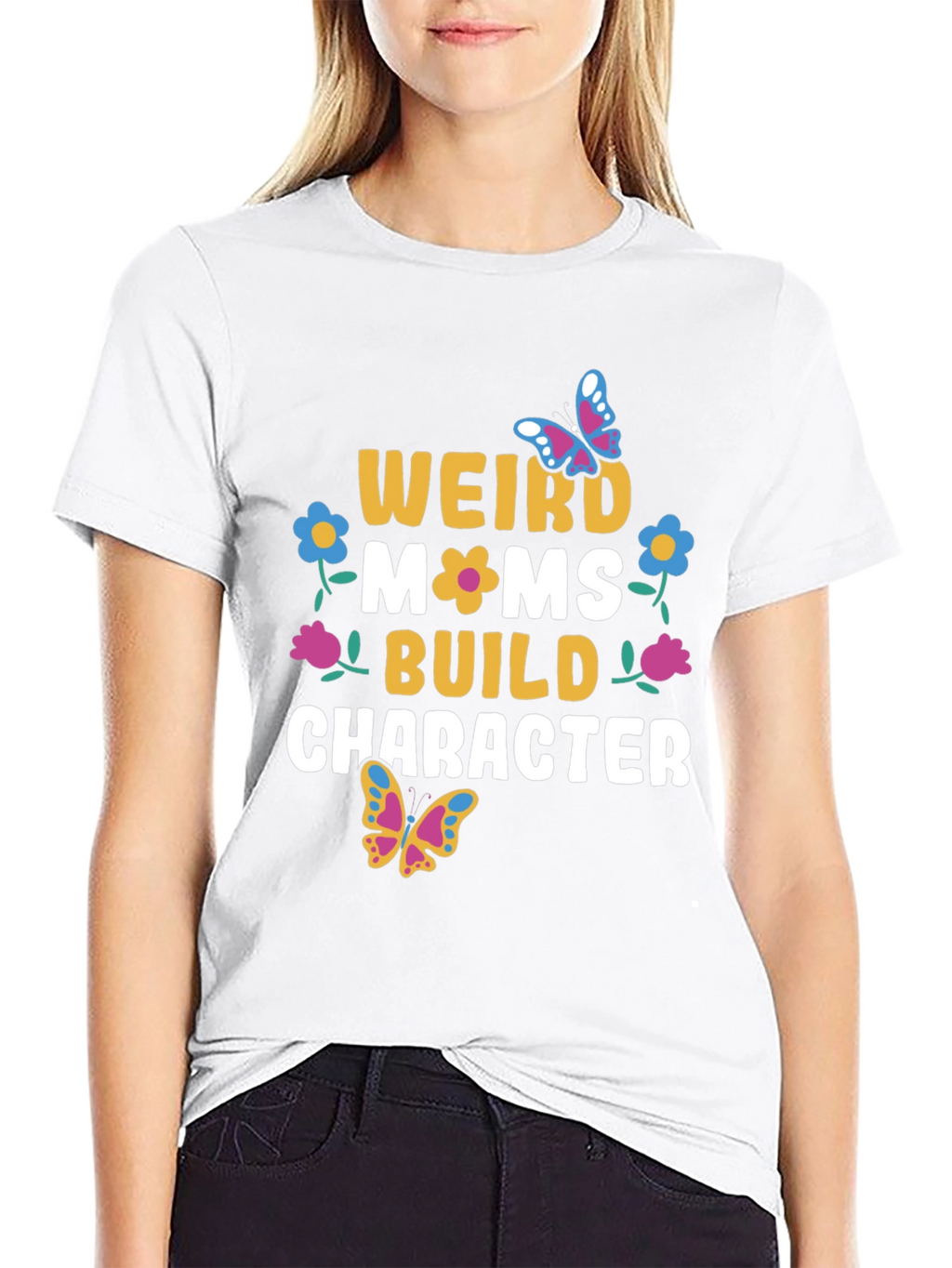 Weird Moms Build Character T-Shirt