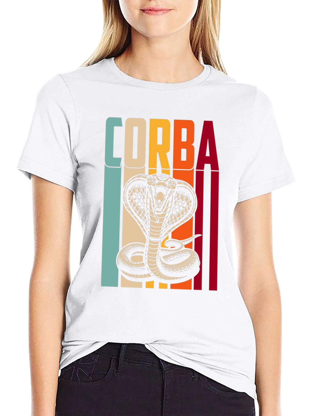 Retro Corba Cobra Graphic T-Shirt