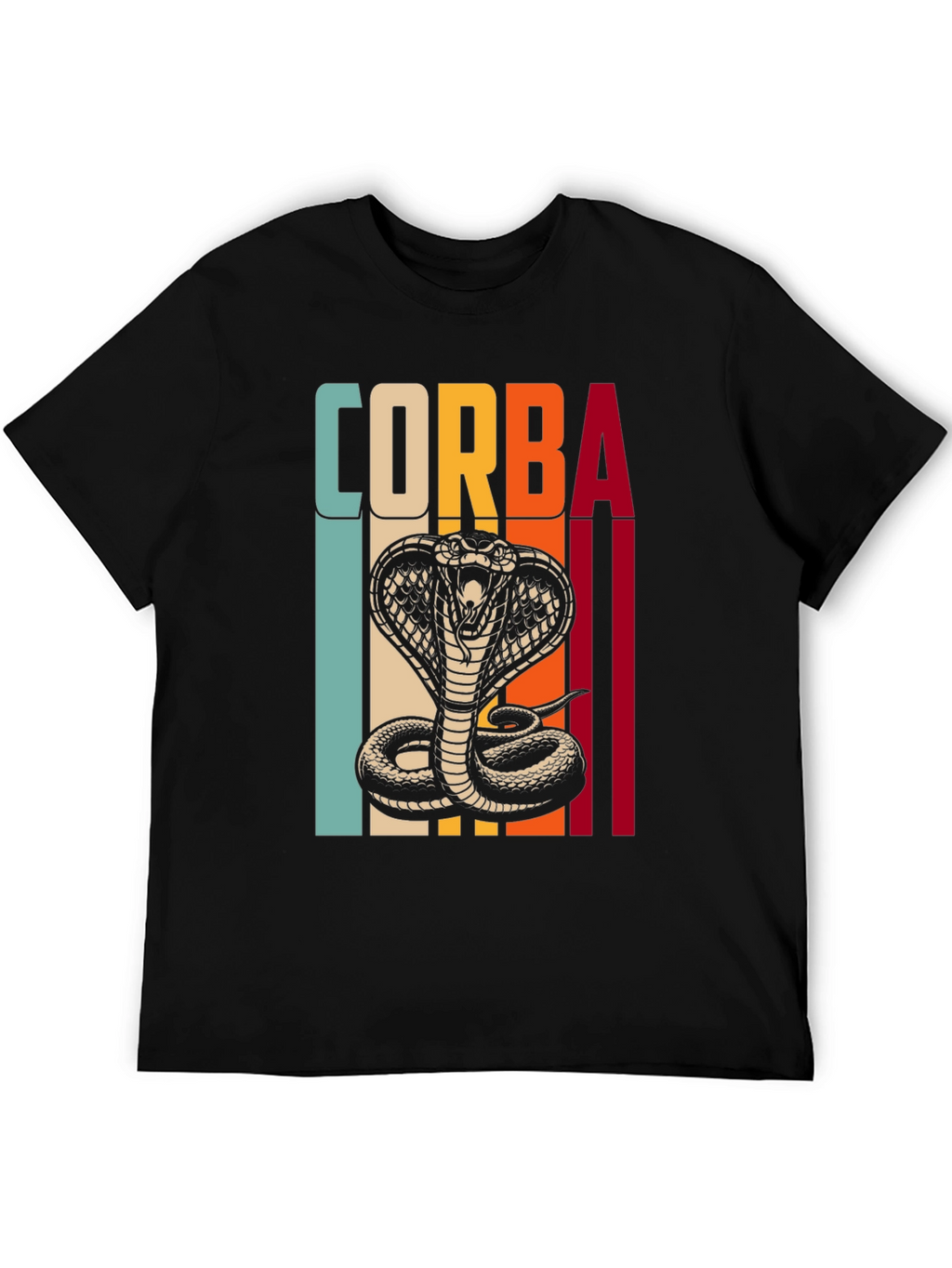 Retro Corba Cobra Graphic T-Shirt