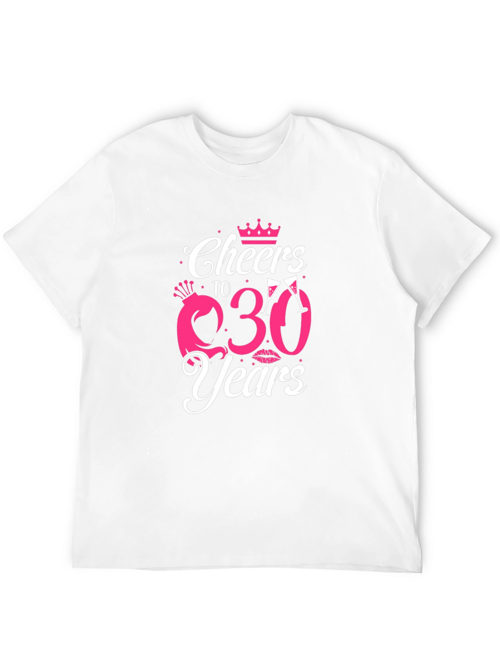 Cheers to 30 Years Black Graphic Tee