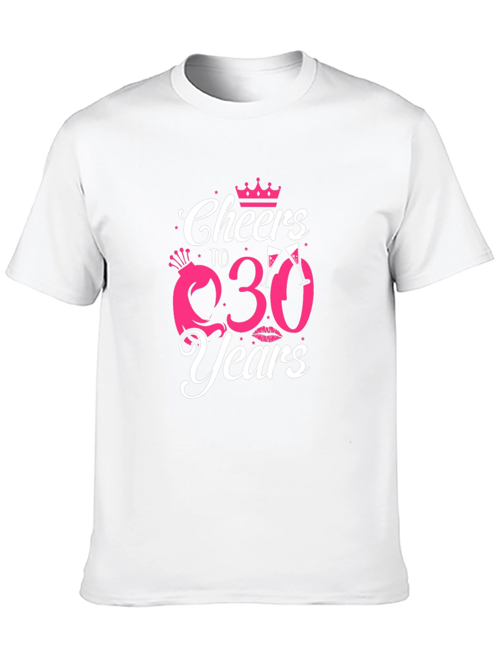 Cheers to 30 Years Black Graphic Tee