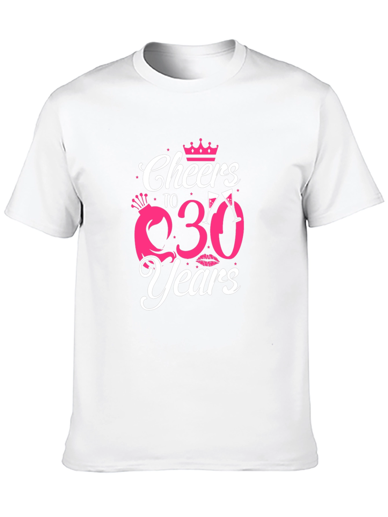 Cheers to 30 Years Black Graphic Tee