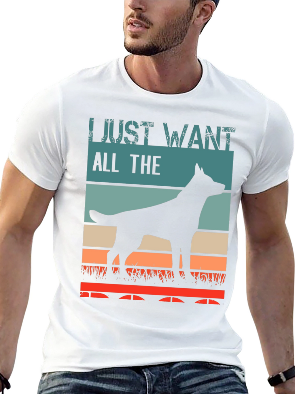 Just Want All The Dogs T-Shirt