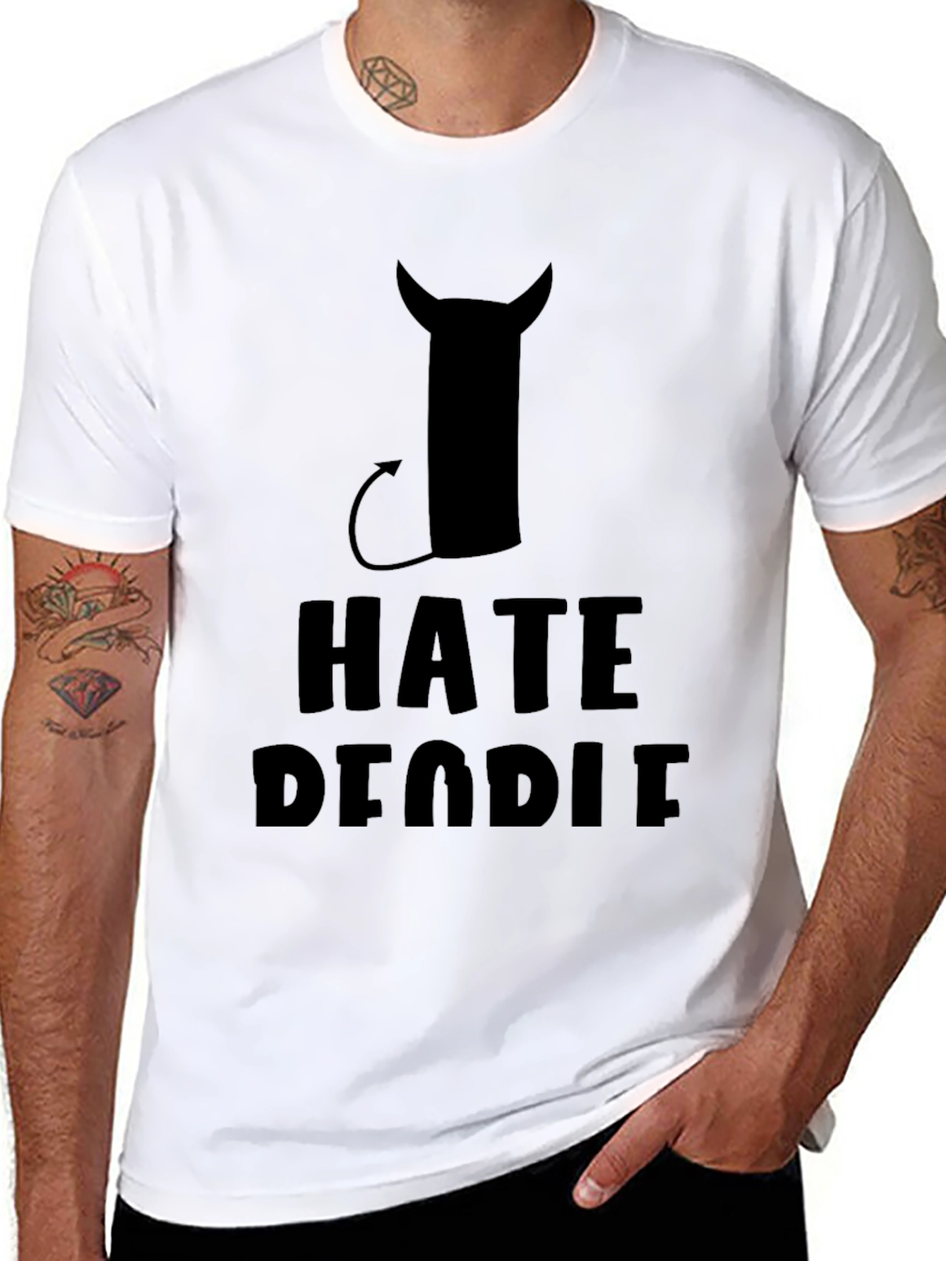 I Hate People T-Shirt - Devilish Humor