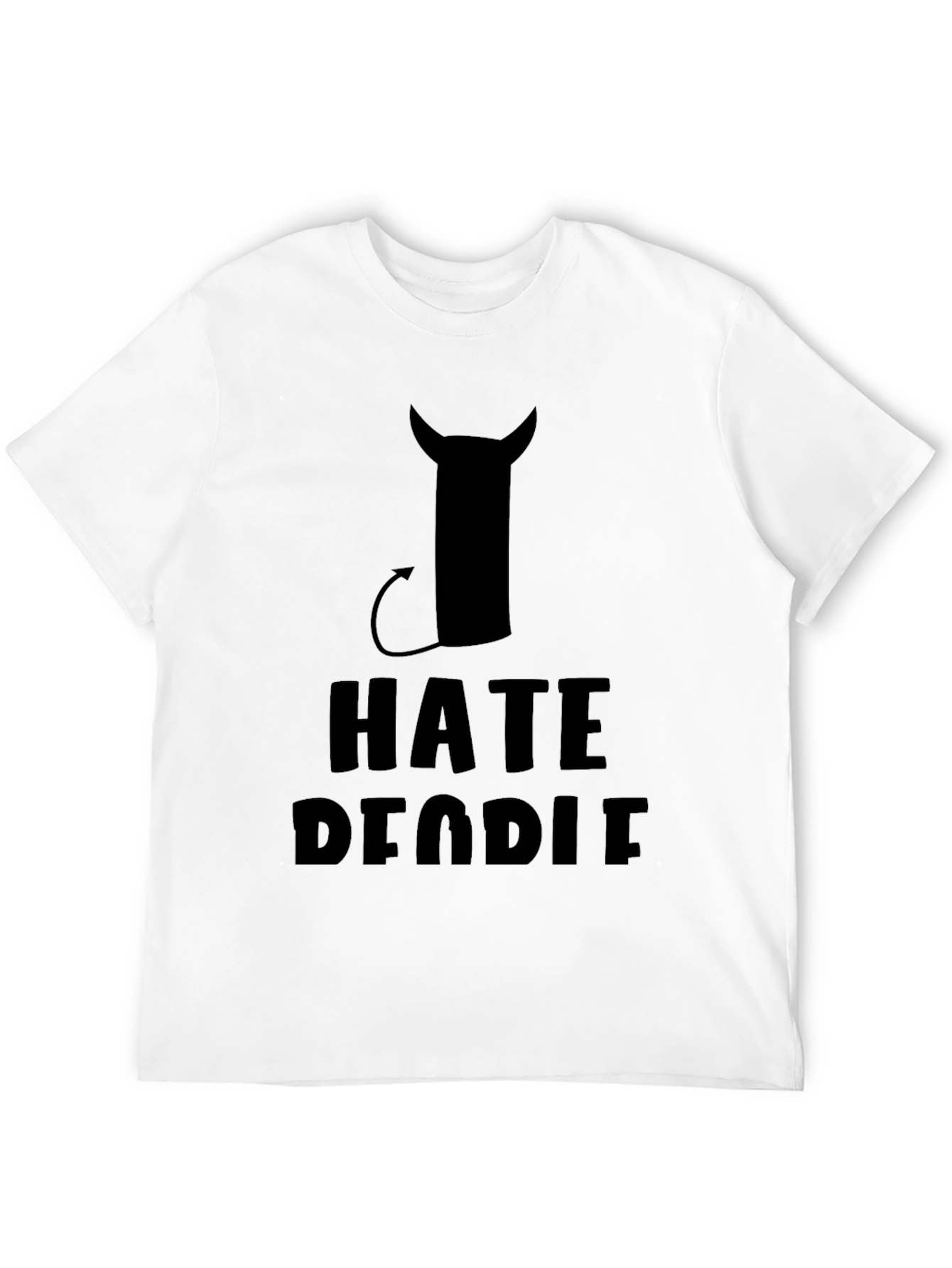 I Hate People T-Shirt - Devilish Humor
