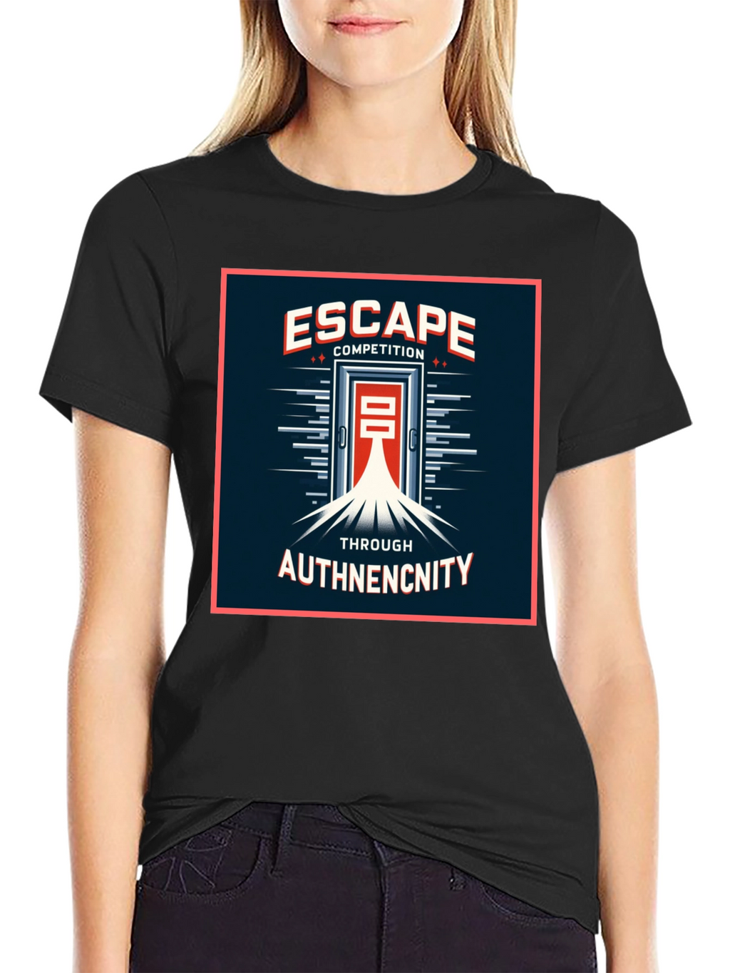 Escape Competition Authenticity Graphic T-Shirt