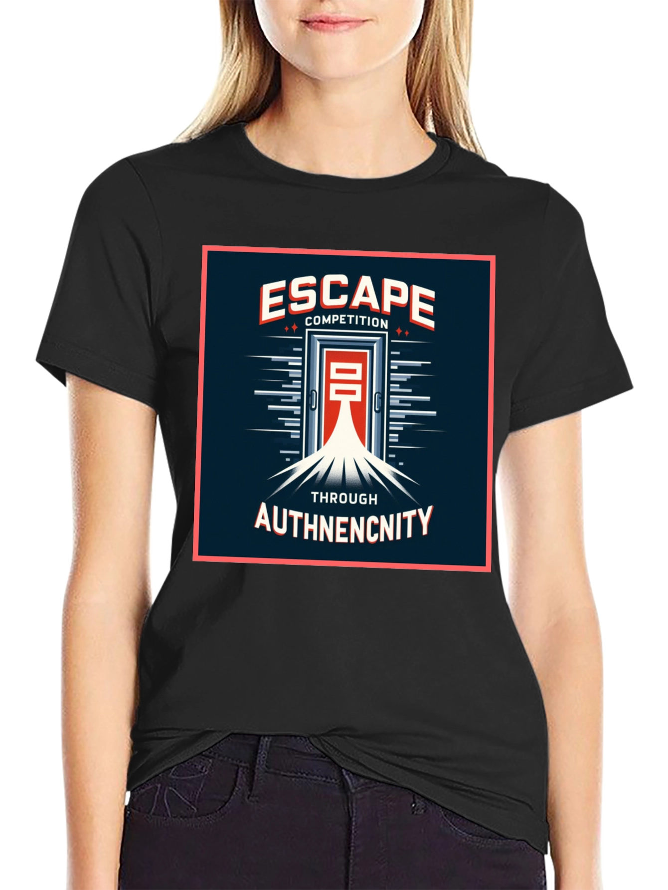 Escape Competition Authenticity Graphic T-Shirt