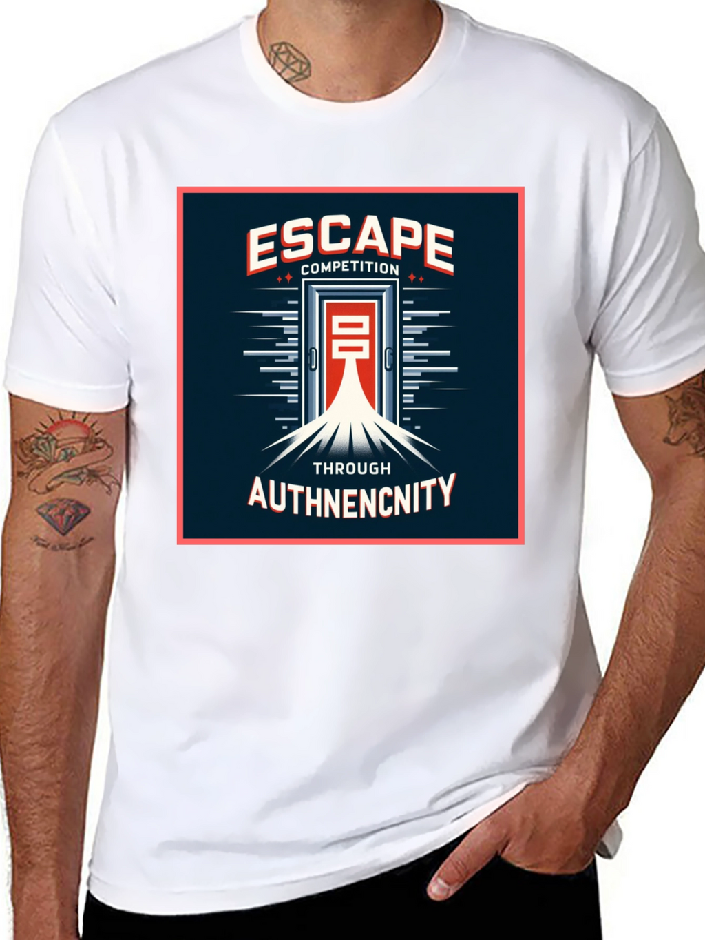 Escape Competition Authenticity Graphic T-Shirt