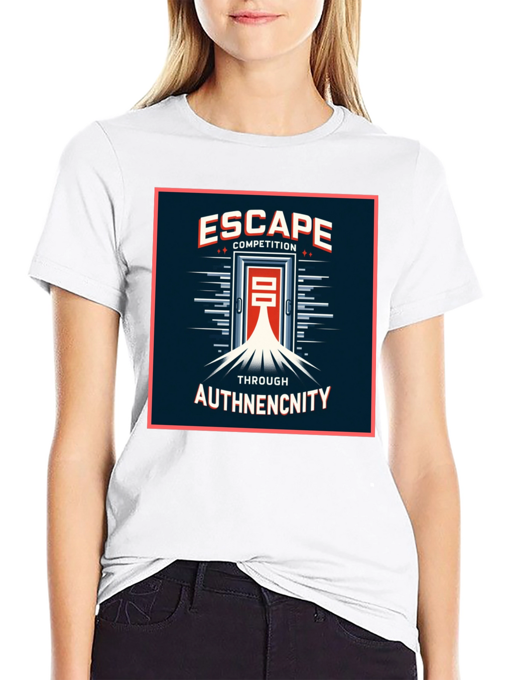 Escape Competition Authenticity Graphic T-Shirt