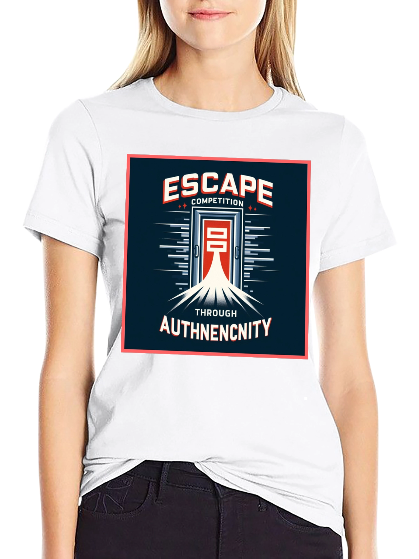 Escape Competition Authenticity Graphic T-Shirt