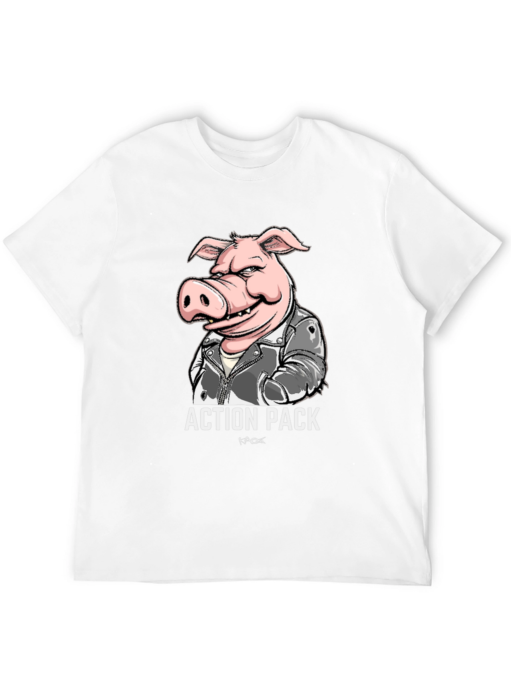 Action Pack Pig Graphic T-Shirt