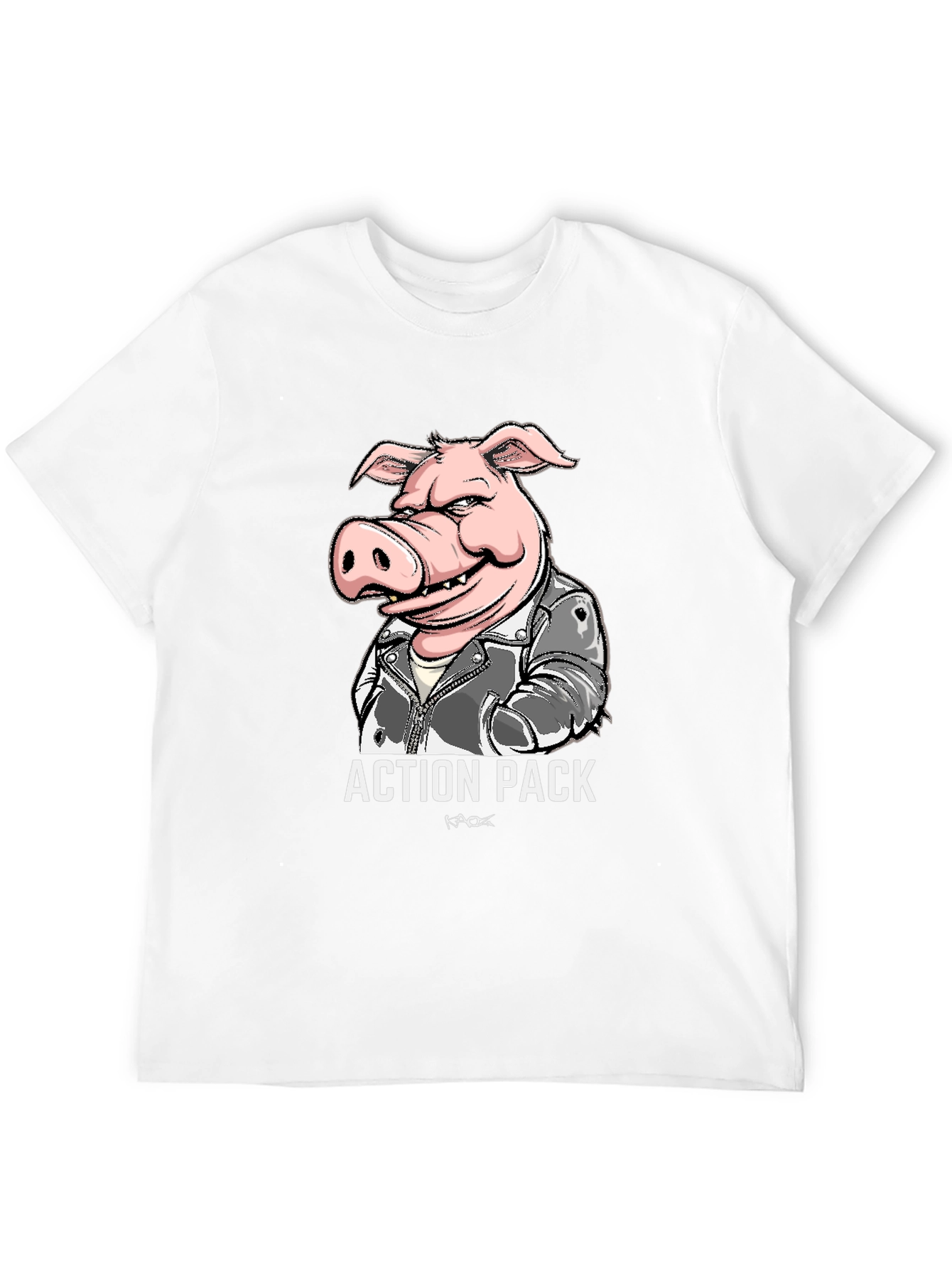 Action Pack Pig Graphic T-Shirt