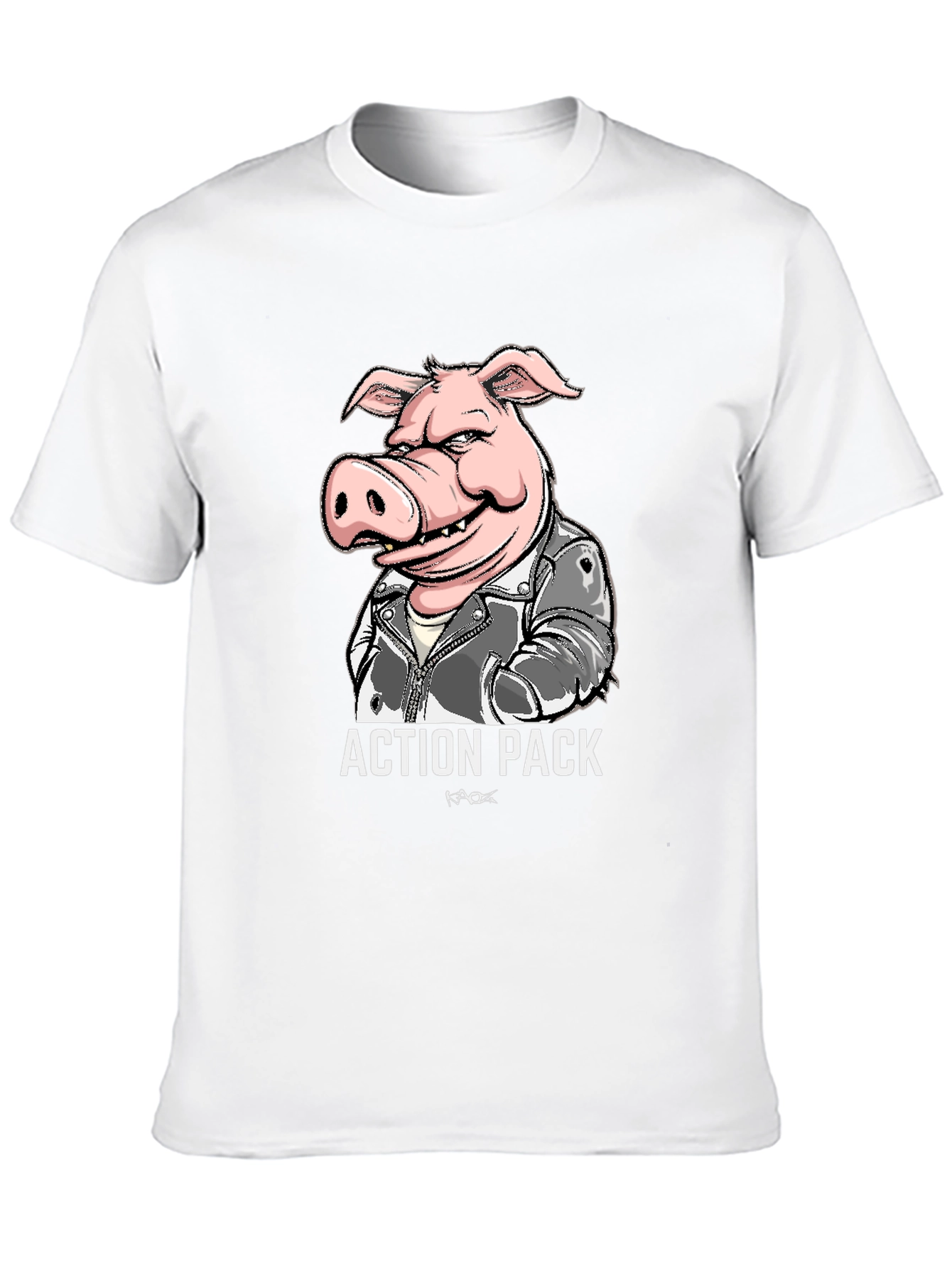Action Pack Pig Graphic T-Shirt