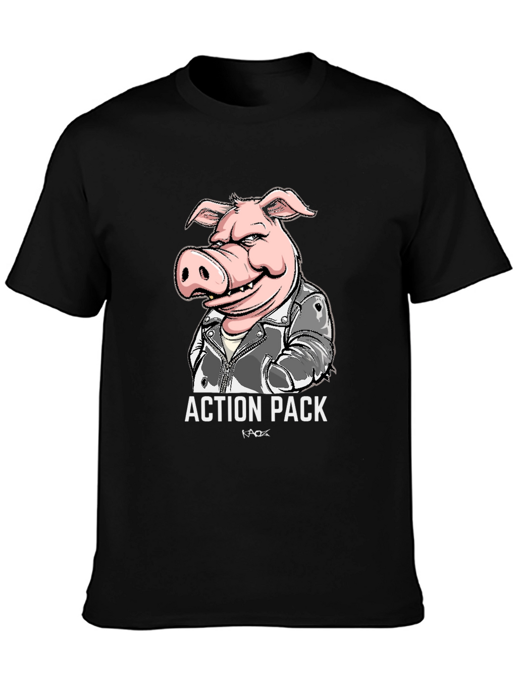 Action Pack Pig Graphic T-Shirt