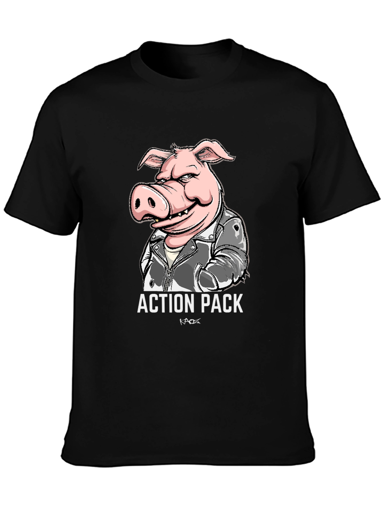Action Pack Pig Graphic T-Shirt