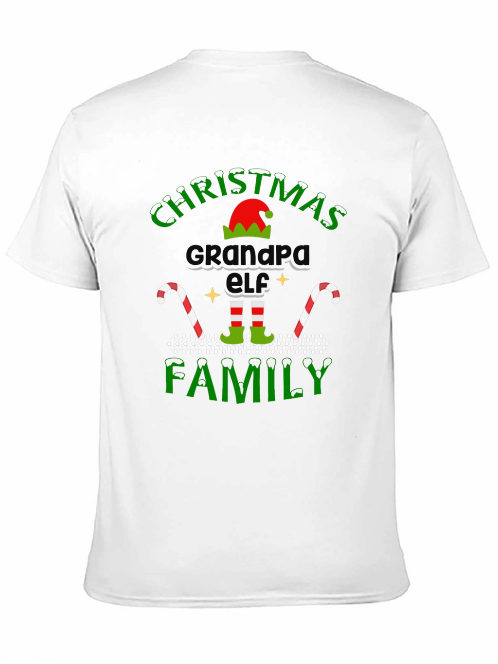 Christmas Grandpa Elf Family T-Shirt