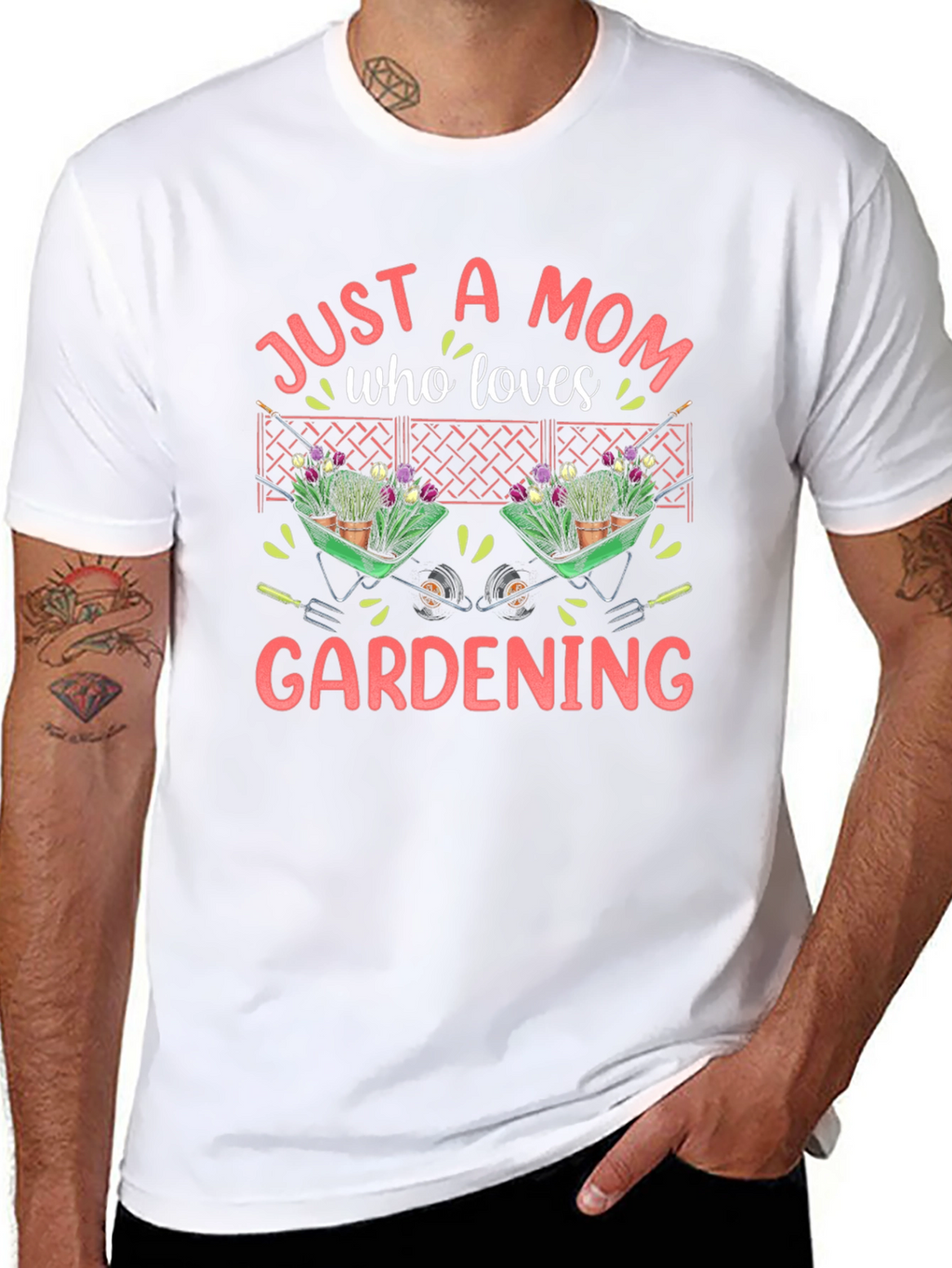 Just a Mom Who Loves Gardening T-Shirt