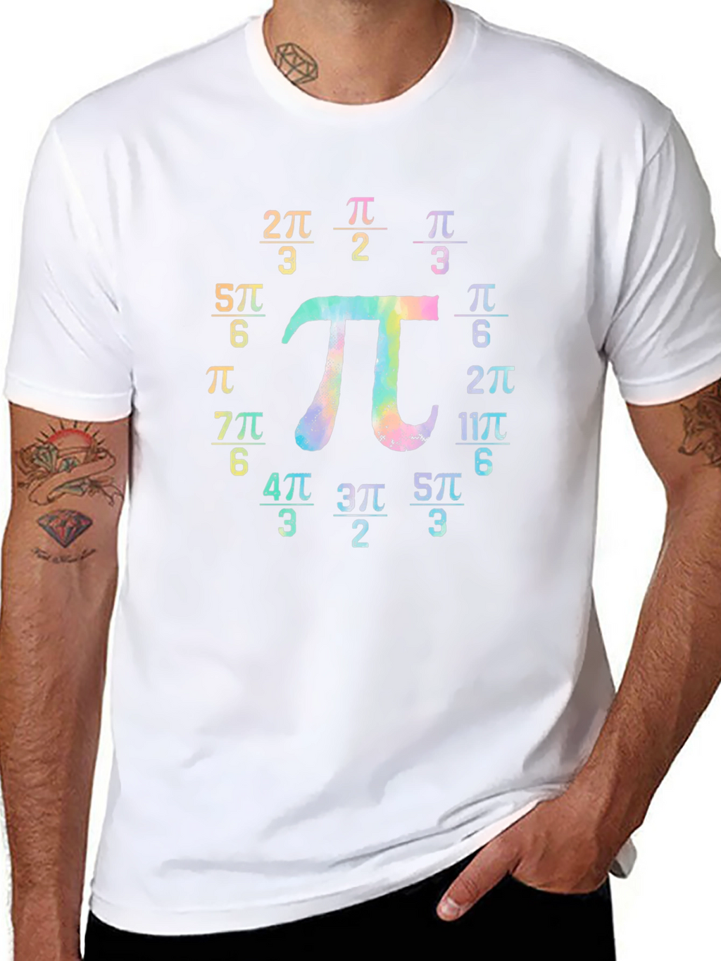 Math Pi Symbol T-Shirt Algebra Teacher Gift