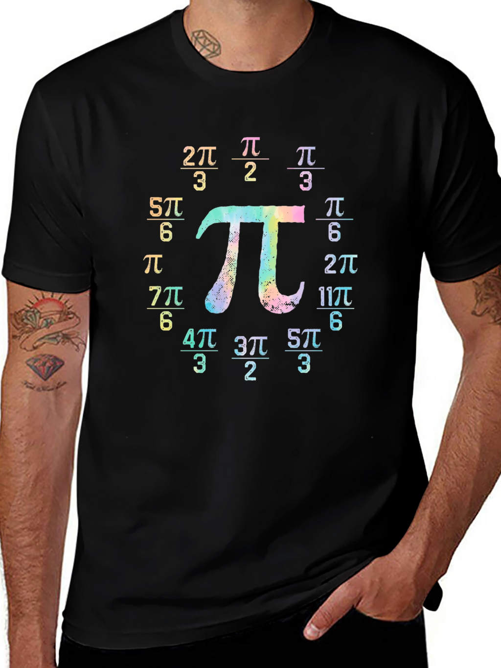 Math Pi Symbol T-Shirt Algebra Teacher Gift