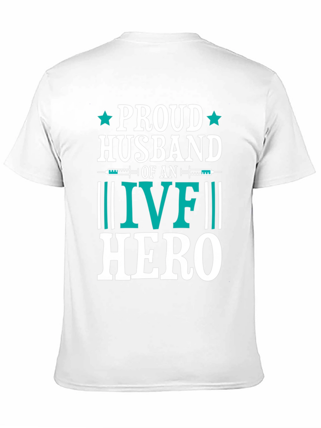 Proud Husband IVF Hero Graphic Tee