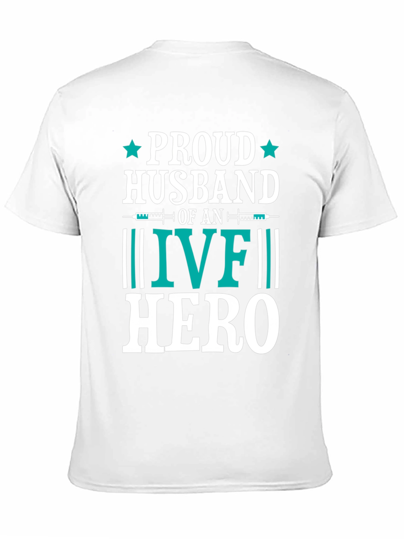Proud Husband IVF Hero Graphic Tee