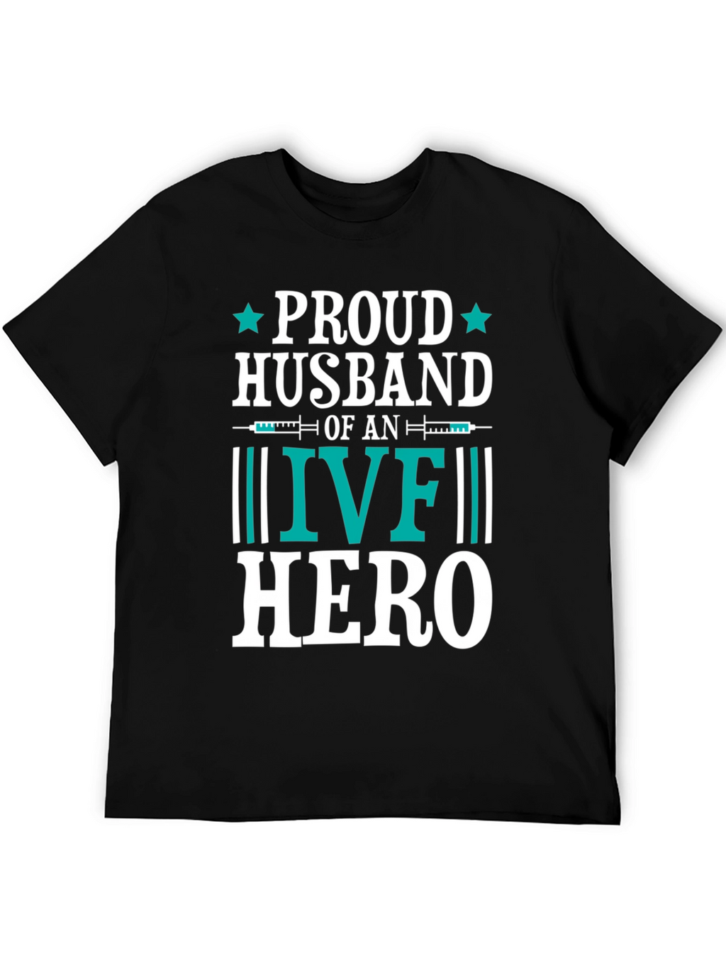 Proud Husband IVF Hero Graphic Tee