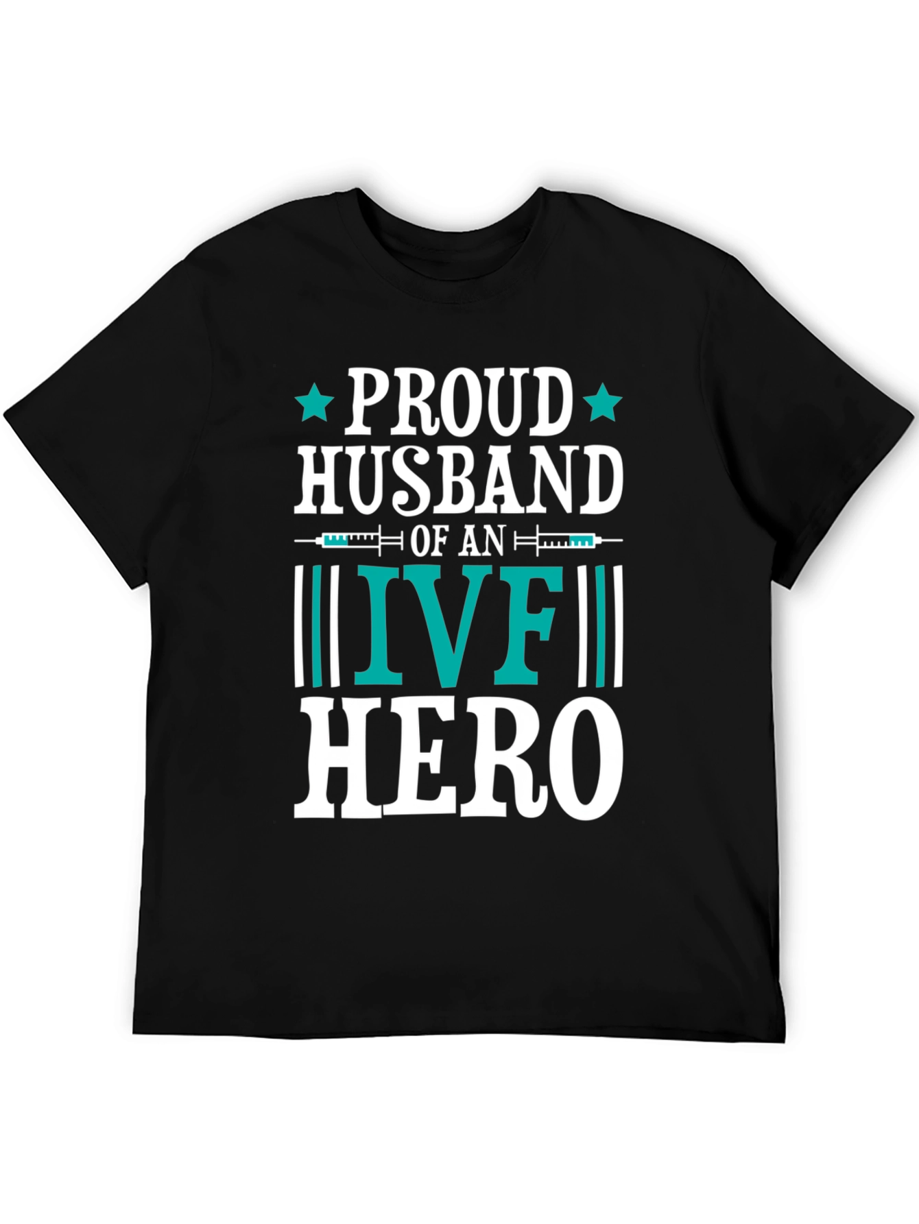 Proud Husband IVF Hero Graphic Tee