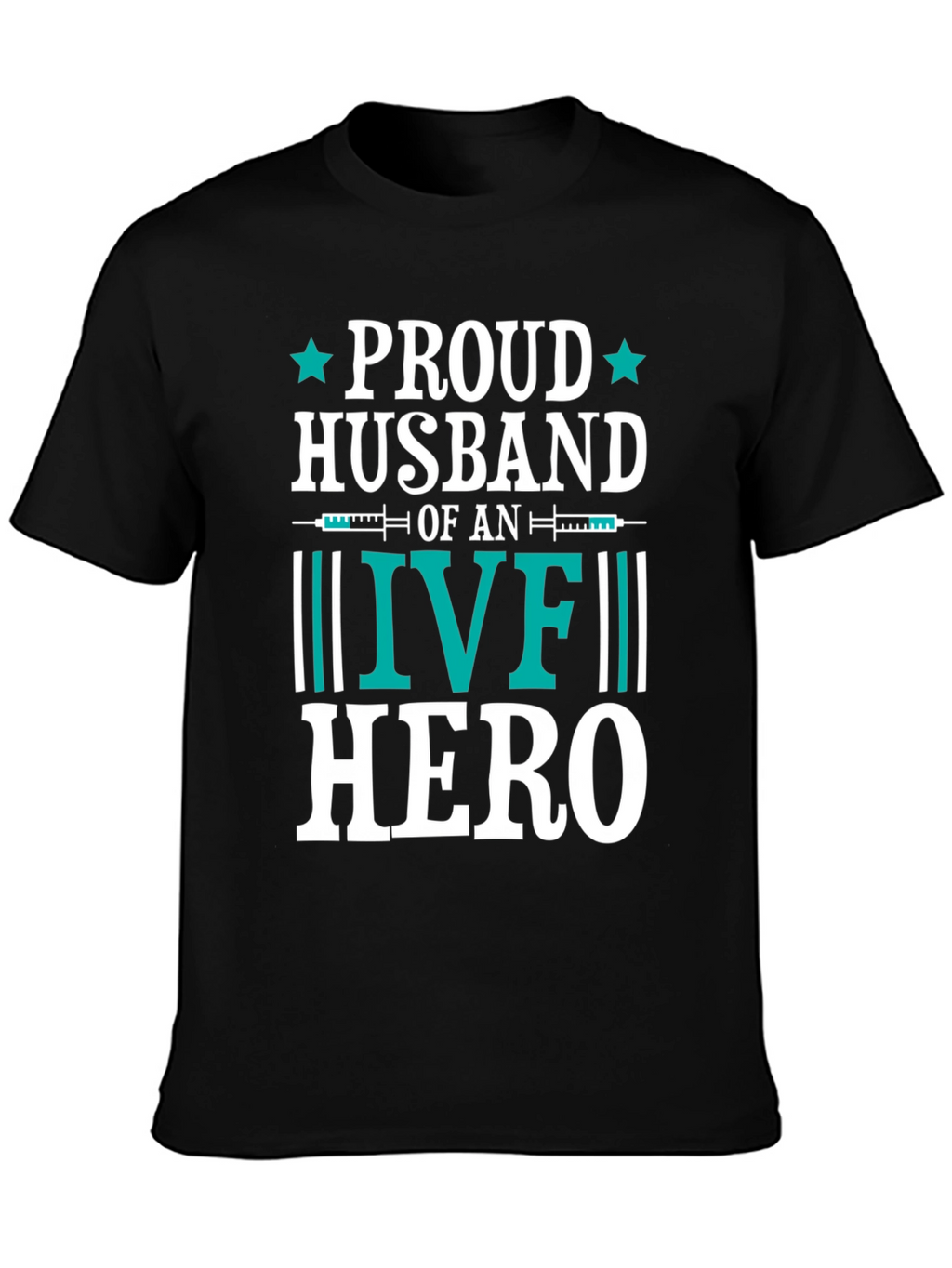 Proud Husband IVF Hero Graphic Tee