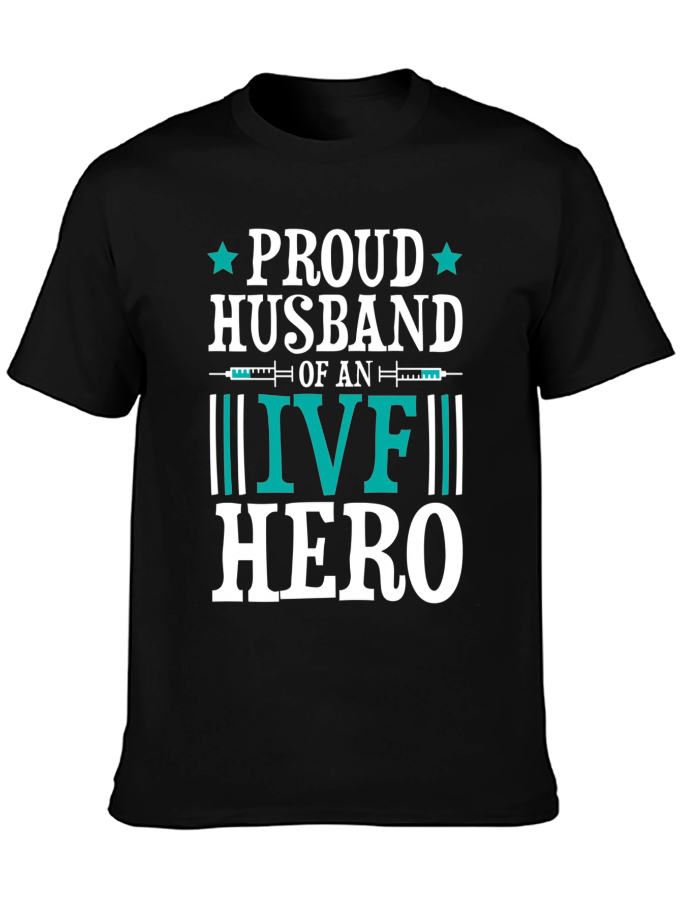 Proud Husband IVF Hero Graphic Tee