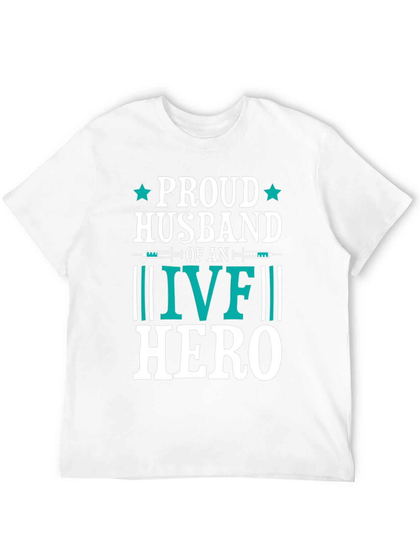 Proud Husband IVF Hero Graphic Tee