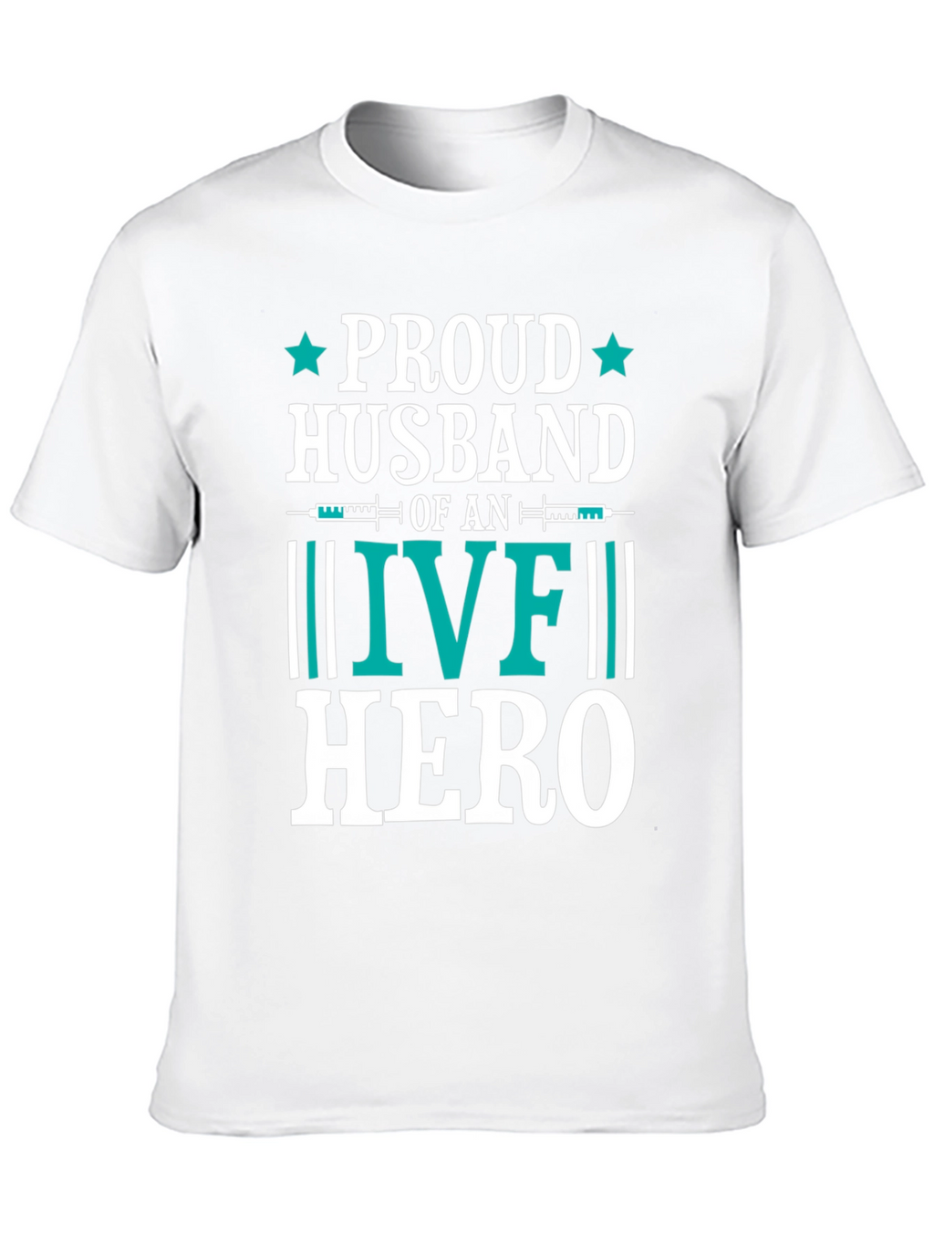 Proud Husband IVF Hero Graphic Tee
