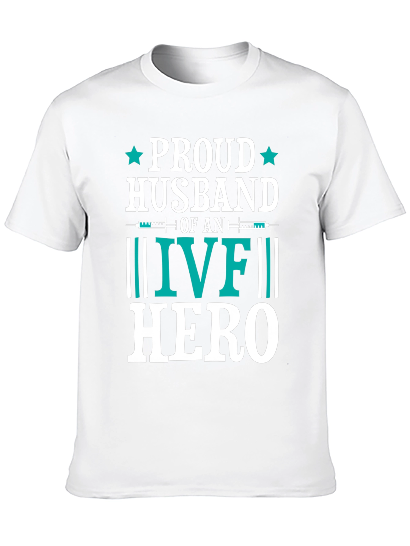 Proud Husband IVF Hero Graphic Tee