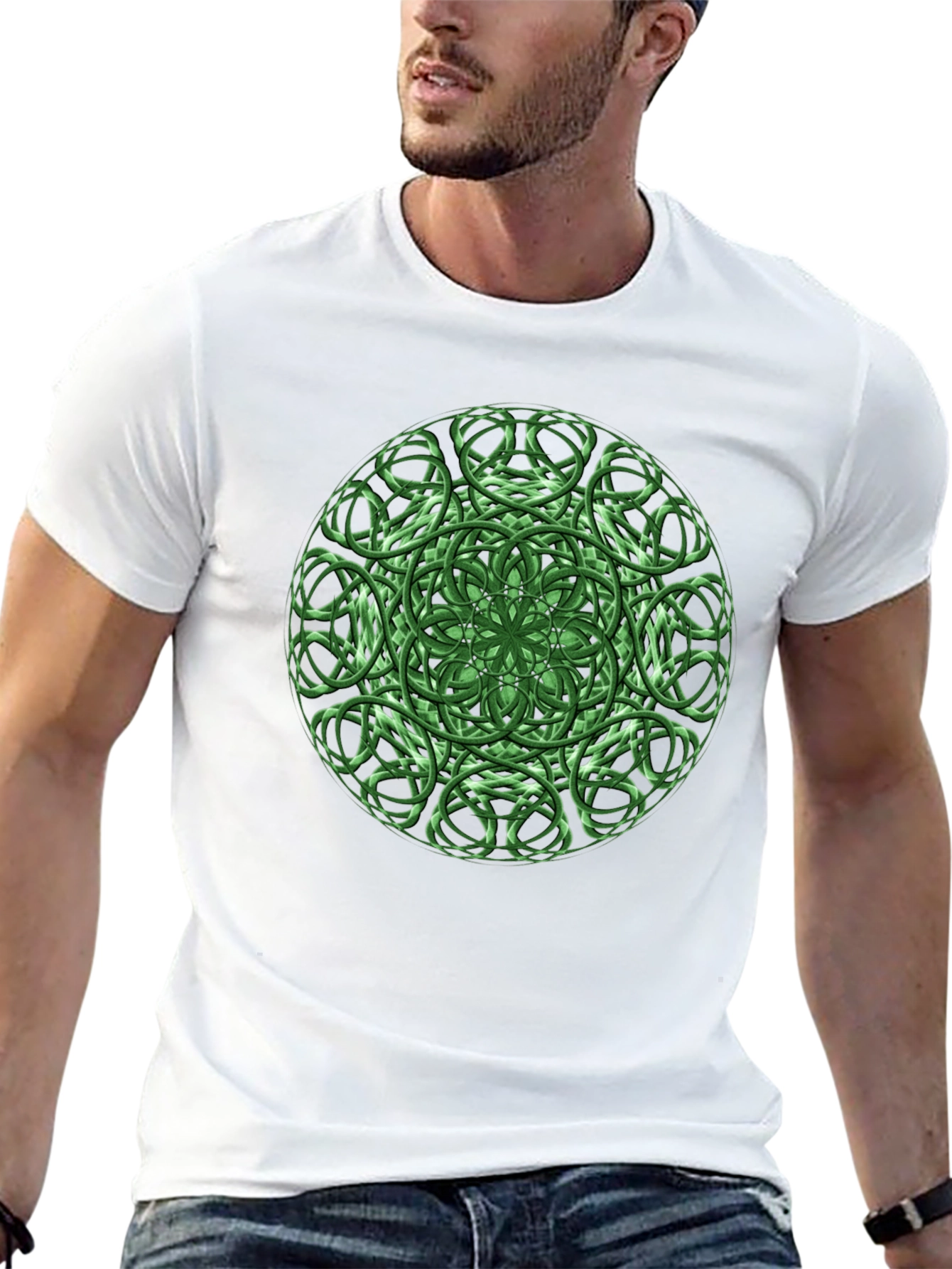 Emerald Celtic Knot Graphic Tee