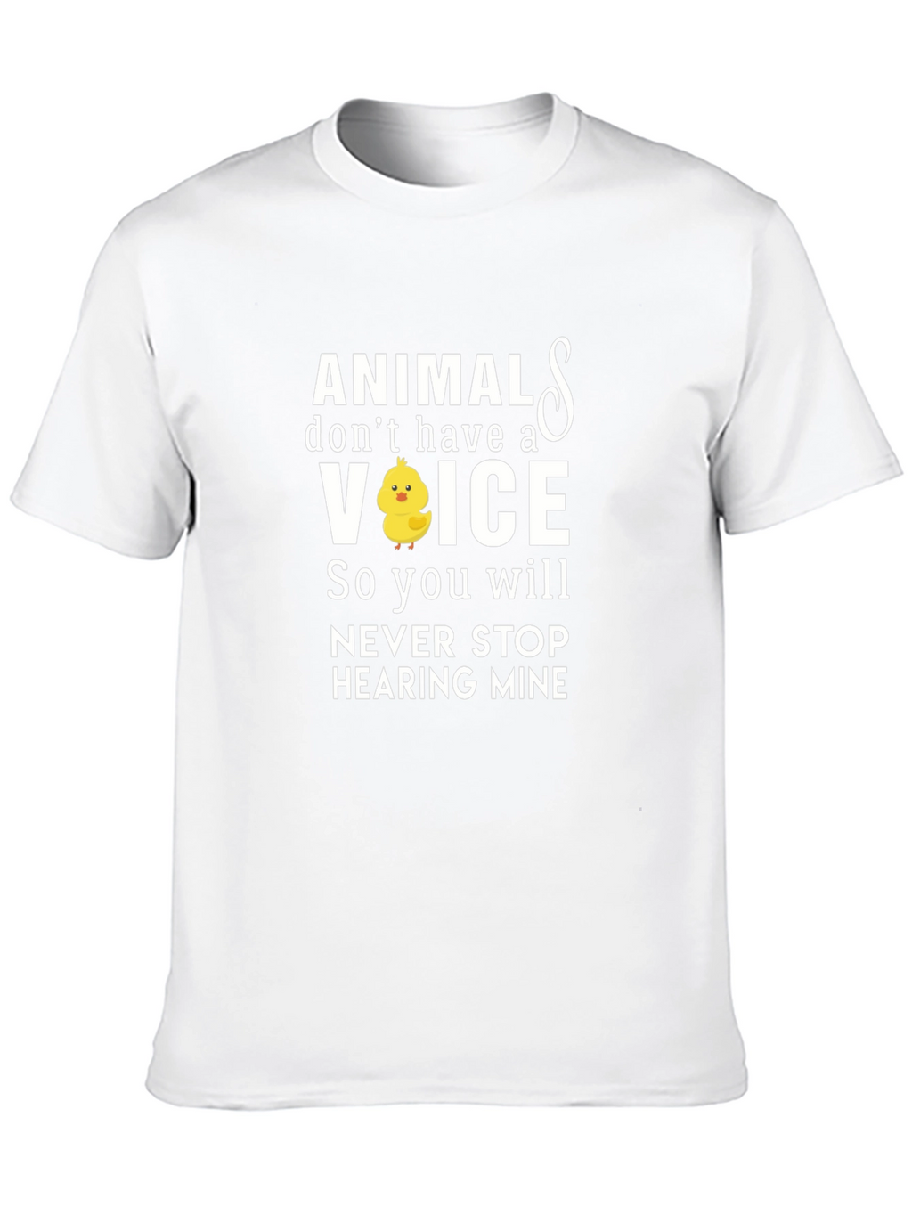 Animals Voice T-Shirt Vegan Activist Tee