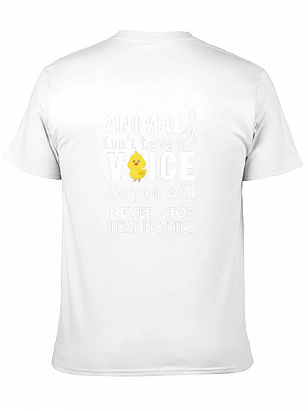 Animals Voice T-Shirt Vegan Activist Tee