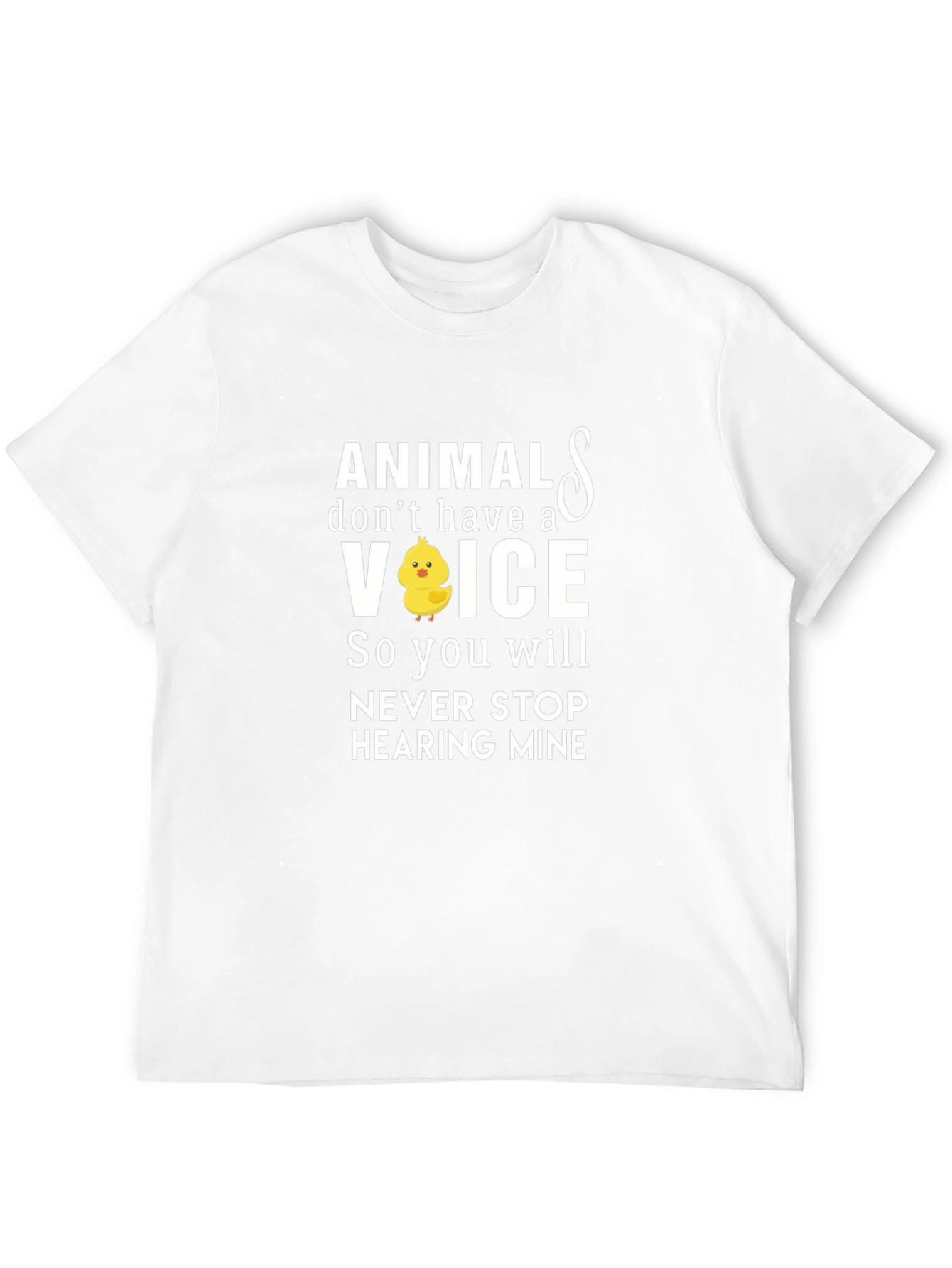 Animals Voice T-Shirt Vegan Activist Tee